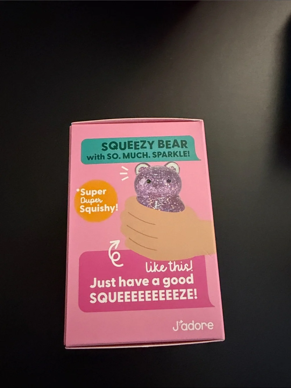 J’adore squeezy bear